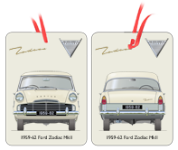 Ford Zodiac MkII 1959-62 Air Freshener
